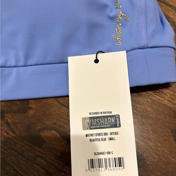 NEW Gymshark x Whitney Simmons Sports Bra - Blue Small - Picture 4 of 5